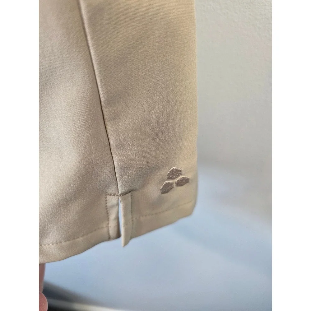 Tek Gear Mens Performance Shorts Tan Khaki Elastic Waist Stretch Size Medium M